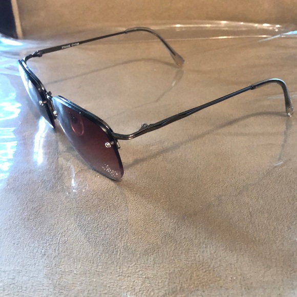 Rhinestone Cross Metal Frame Sunglasses - Picture 2 of 8